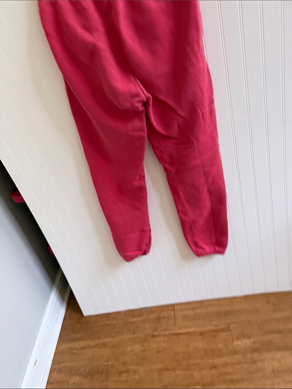 (148)Outdoor Voices Light Red/Coral Track Joggers - Picture 3 of 4